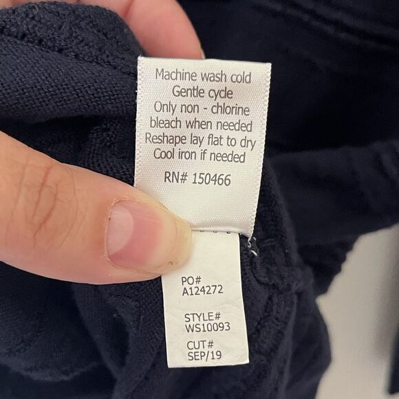 41 Hawthorn Hauthie Pointelle 3/4 Sleeve Pullover Sweater Top Women’s Large - Picture 5 of 7